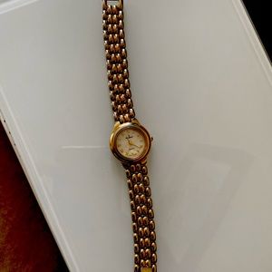 Peugeot gold watch